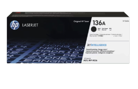 HP W1360A (136A) - Cartucho Tóner Negro Original LaserJet 