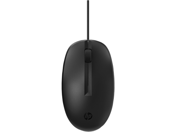 HP 125 Wired Mouse - Black