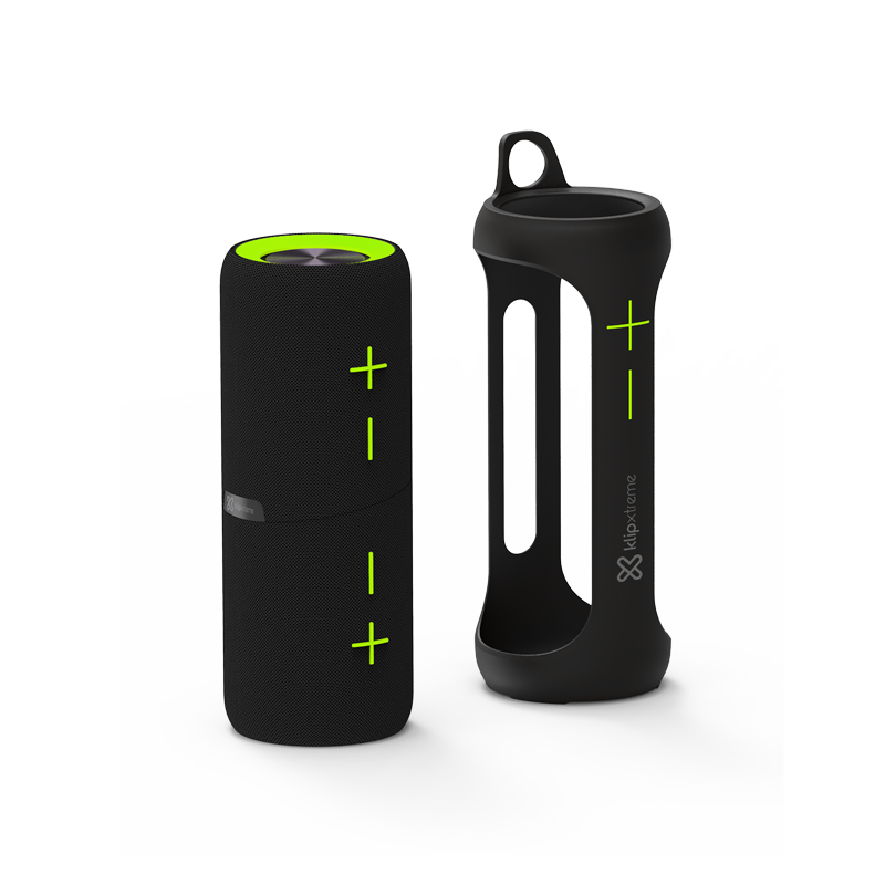 KLIP KBS-800 - Bocina Inalámbrica  2 En 1 Vibe 360, Bluetooth, IPX7 / Negro