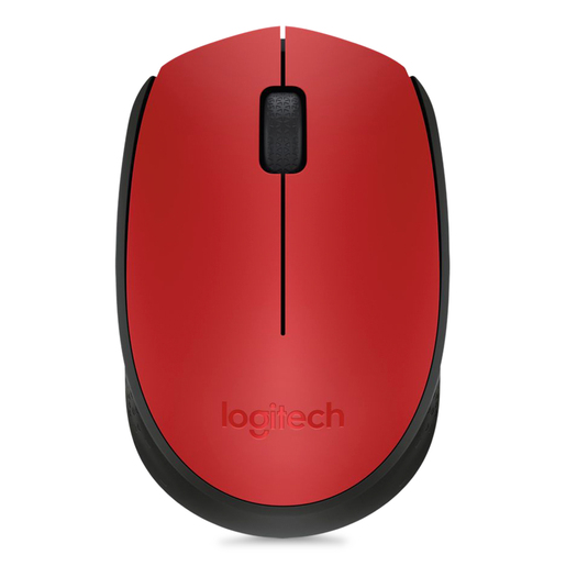 Logitech M170 Ratón Inalámbrico / 2.4GHz / Rojo