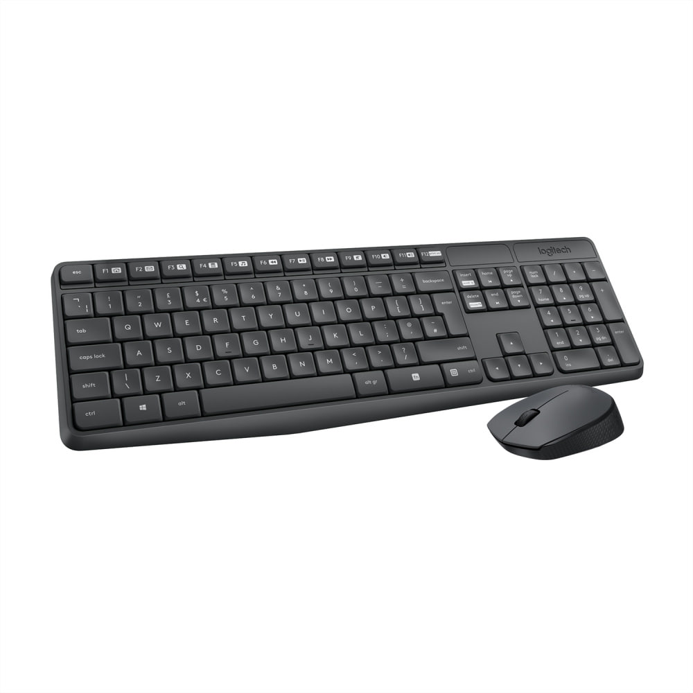 Logitech Wireless Combo MK220 / USB / Spanish / Black