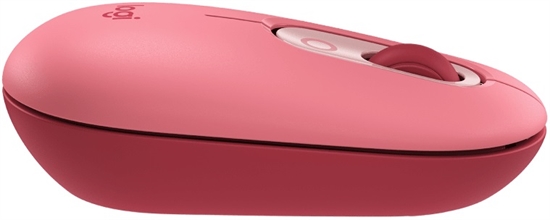 Logitech 910-006545 Ratón Inalámbrico POP / Bluetooth / 2.4GHz / Rosado