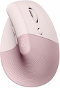 Logitech Lift Ratón Inalámbrico Vertical / Ergonómico / 2.4GHz / Rosado