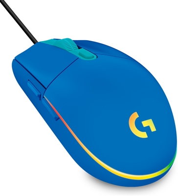 Logitech G203 - LightSync Mouse Gaming para Videojuegos / USB / RGB / Blue