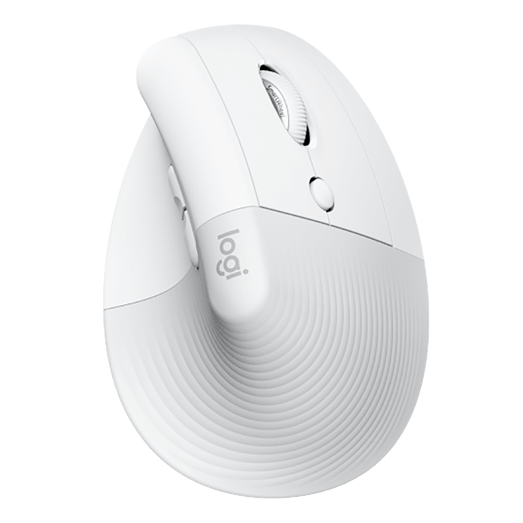 Logitech Lift Ratón Inalámbrico Vertical / Ergonómico / 2.4GHz / Blanco