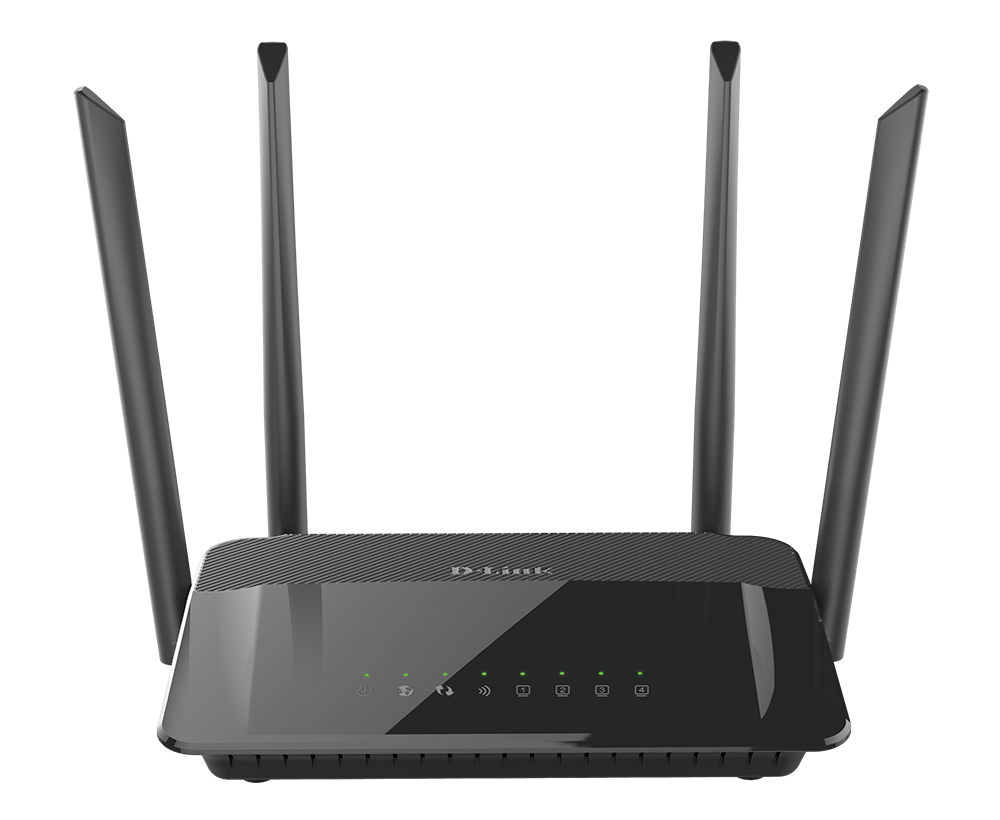 Dlink DIR-822 Wifi Router - AC1200 / 4-Ports Gigabit / Black D