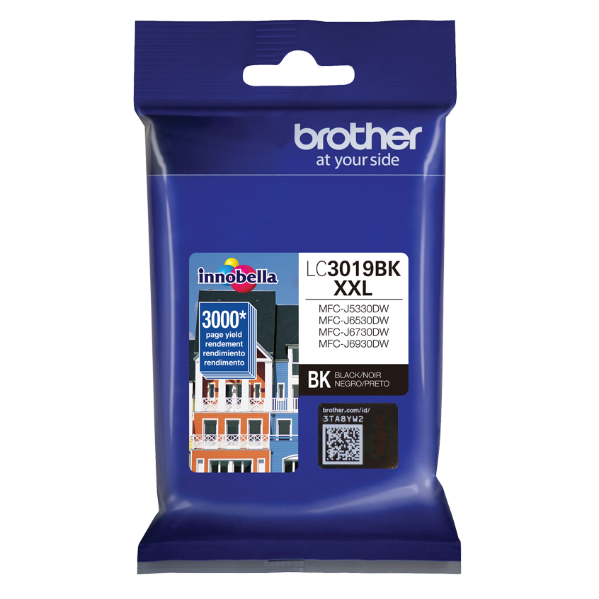 Brother LC3019BK XXL Ink cartridge - Black - Ink Cartridge replacement for MFC-J5330DW / J6530DW / J6730DW / J6930DW