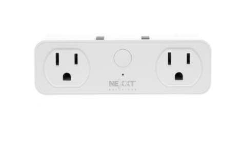 Nexxt NHP-D610 - Dual Surge Protector / Wifi / 2 Usb / White