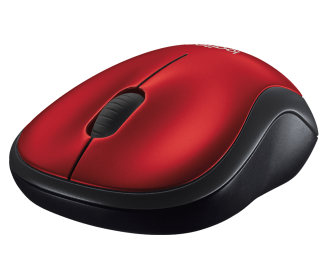 Logitech 910-003635 Ratón Inalámbrico M185 / 2.4GHz / Rojo