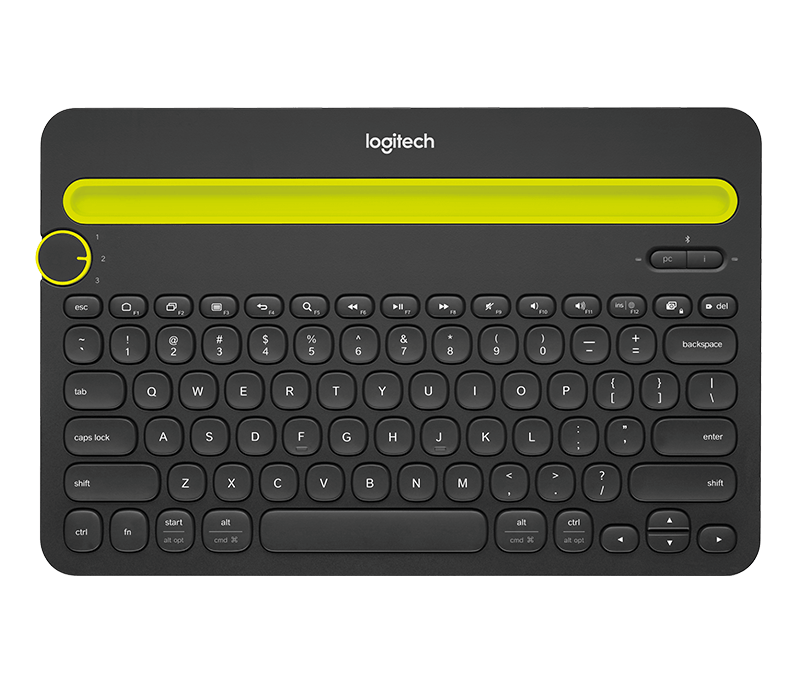 Logitech 920-006346 Teclado Multidispositivos Inalámbrico K480 / Bluetooth / Español / Negro