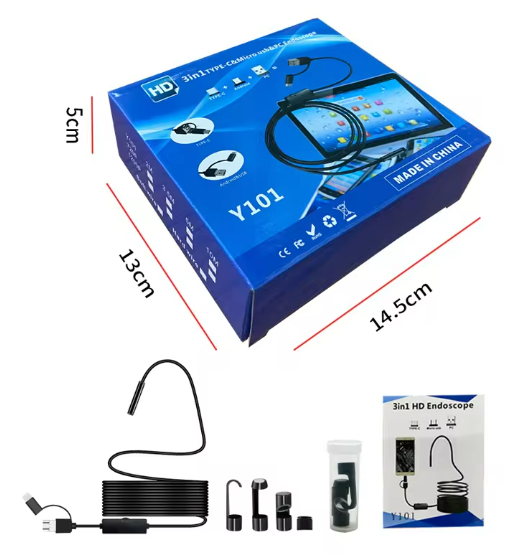Generic Y101/Y102 HD 3in1Type-C&amp;Micro usb&amp;PC Endoscope