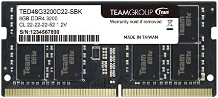 TeamGroup Elite 8GB DDR4-3200 Sodimm Memory RAM for laptop