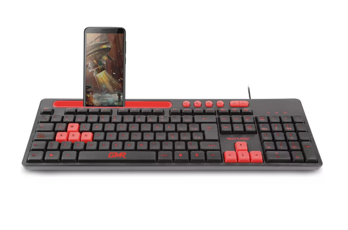 Multilaser TC504 - Multilaser Gamer Keyboard With Cell Phone Base