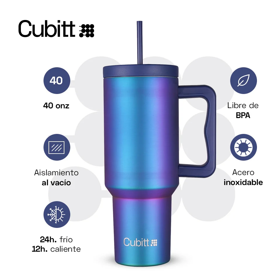 Cubitt CT-TUMB6 - Thermo travel Cosmic / 40oz / Tornasol