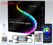 Generic MDX390 Tira de Led con APP+Control +Microfono - 10M