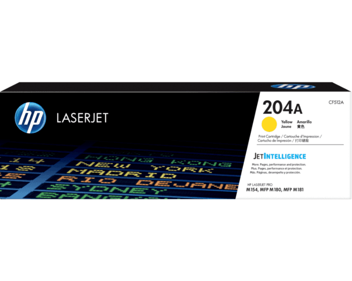 HP 204A Yellow Original LaserJet Toner Cartridge