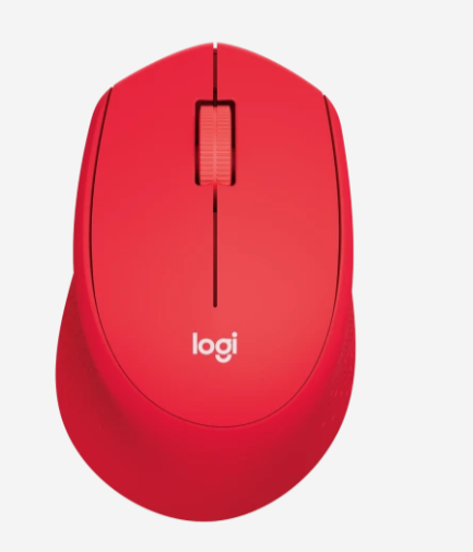 Logitech Wireless Mouse M280 / 2.4GHz / Rojo
