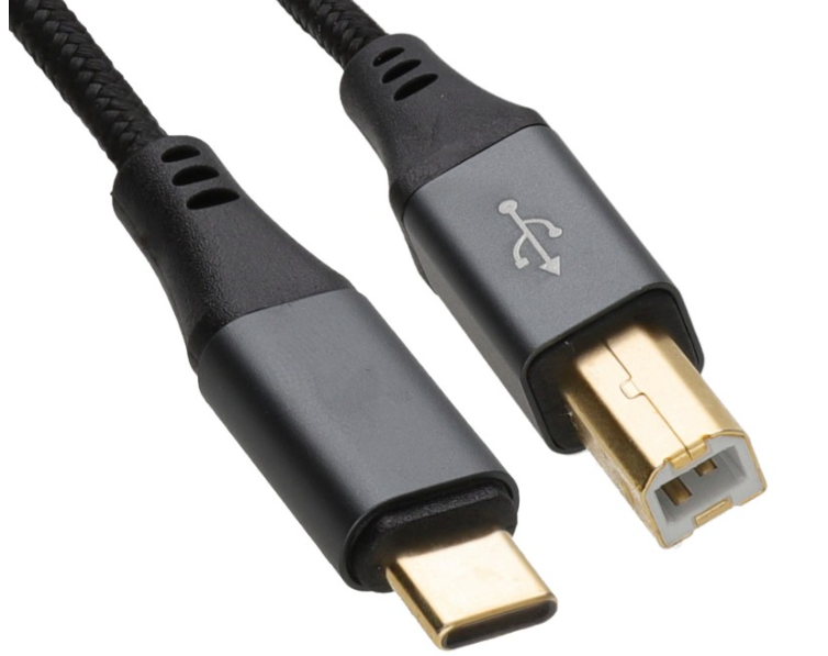 Genérico Cable Tipo C a  USB para impresora - 1m