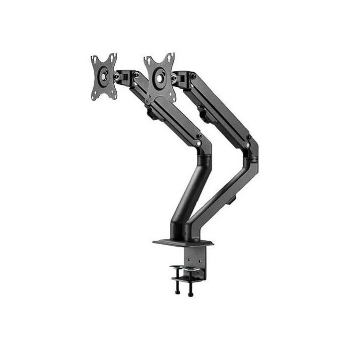 Genérico D750  Soporte Brazo Doble de escritorio para monitor hasta 27&quot;