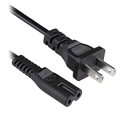 GENERIC REVB01 PowerCord Cable Type 8 -  / Black
