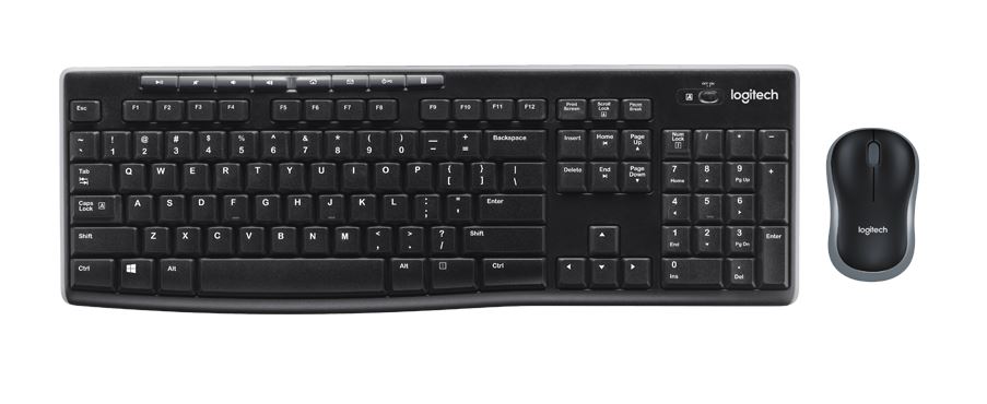 Logitech 920-004432 Wireless Combo MK270 USB - Spanish / Black 