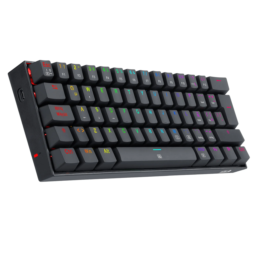 REDRAGON DRAGONBORN 60% Mechanical Gaming Keyboard - USB, Switch Brown / Black