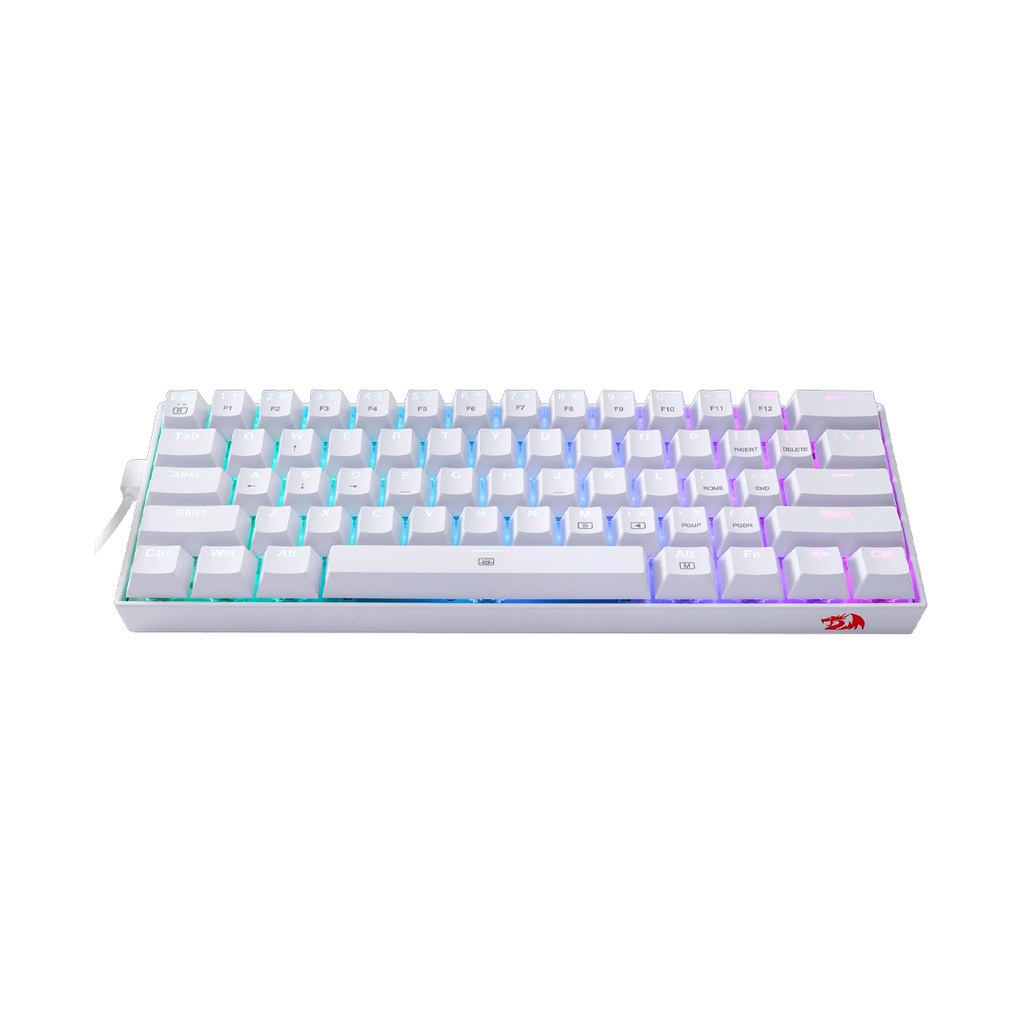 REDRAGON DRAGONBORN 60% Mechanical Gaming Keyboard - USB, Switch Red / White