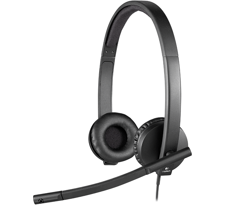 Logitech H570E Auriculares / USB / Negro