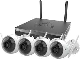 [EZV-CAM-SUR-X5SKIT-NA-425] Ezviz Kit X5S NVR Inalambrico de 4-Puertos + 4 Cámaras H3C  / HDMI, VGA  /