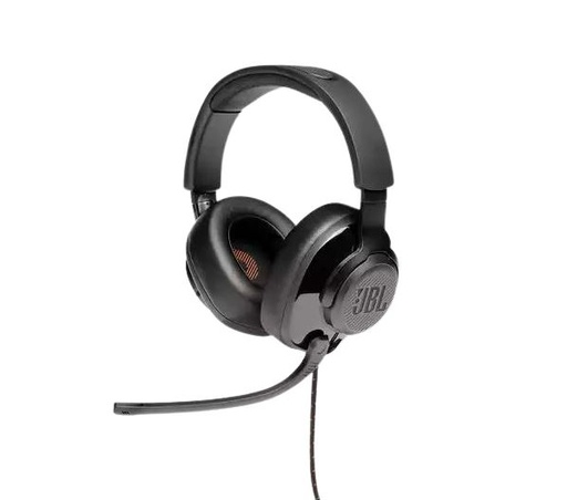 [JBL-HYM-ACC-JBLQUANTUM300-BK-121] JBL  Quantum Q300 Auriculares Gamer -  Quantumsurround / 7.1 / 3.5mm / Adaptador de Audio USB / Negro