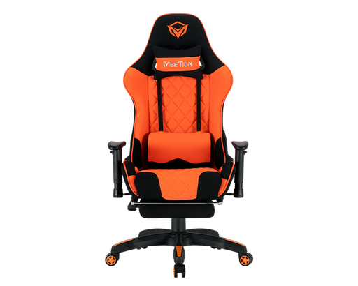 [MET-GAM-CHR-MTCHR25-BK-121] Meetion MT-CHR25 Silla Gaming - Negro/ Naranja