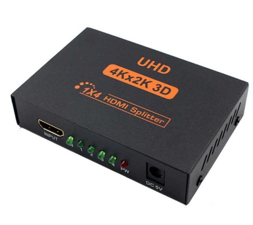 [GER-MSC-ADP-HDMI14-BK-221] Generic HDMI Splitter 1-to-4 / Black