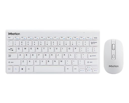 [MET-KYM-ACC-M4000-WH-321] Meetion Mini4000 Wireless Multimedia Combo - Mouse &amp; Keyboard / for SmartTV, TVBox / Android / Windows / White