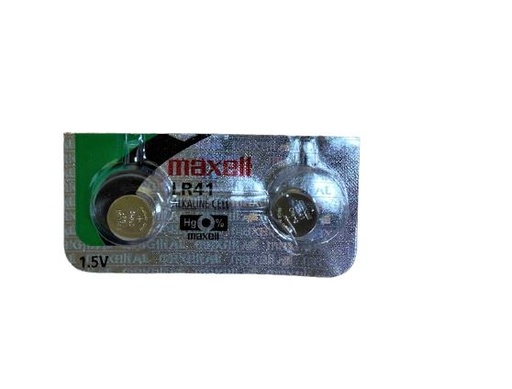 [MAX-MSC-BAT-LR41-NA-321] Maxell LR41 Battery x2 - 1.5v