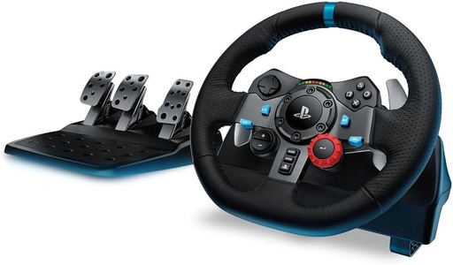 [LOG-ACC-GAM-941000111-BK-323] Logitech G29 Timón Simulador de Manejo para Gaming / PS5, PS4, PS3 and PC / Negro