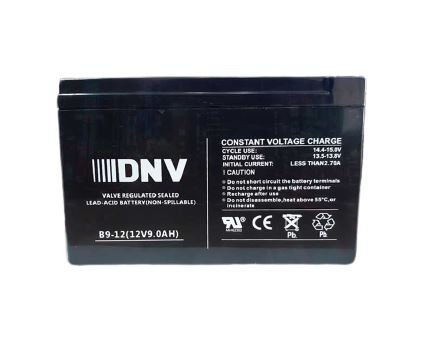 [DNV-UPS-BAT-B912-BK-321] DNV B9-12 12V 9.0Ah Batería Sellada Recargable - Negro