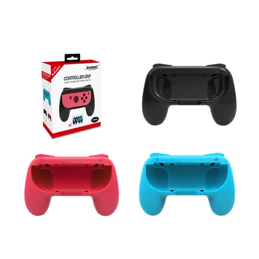 [DOB-GAM-ACC-TNS851B-BK-321] Dobe TNS-851B Controller Grip, Gaming Accesories for Nintendo Switch Joy-Con - 2 pcs Set / Blue &amp; Red (Joy-Con not incluided)