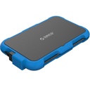 ORICO 2739U3 - ShockProof External Enclosure / 2.5 / SATA HDD / USB 3.0 / Blue