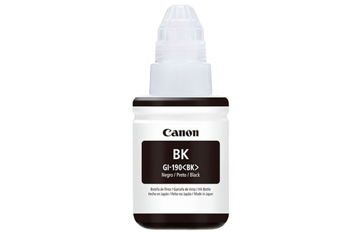 [CAN-PRT-INK/TON-GI190BK-BK-421] Canon  GI-190 Botellas de Tinta  - Negro