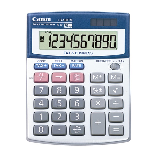 [CAN-CAL-ACC-LS100TS-GR-320] Canon LS-100TS Portable Calculator / LCD / 10 Digits / Gray
