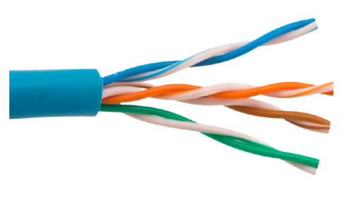 [MSC-CBL-UTP-CAT6CCAFT-BL-421] Cat5 CCA Network Cable -  sold by Feet / Blue