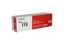 Canon 118 Toner Cartridge - Negro