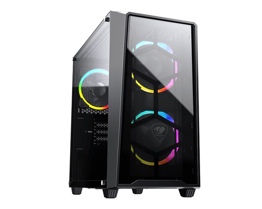 [COU-ACC-CAS-MG120G-BK-222] Cougar MG120-G RGB Gaming Case / Black