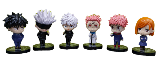 [GNC-GAM-ACC-JJK6S-NA-322] Generic Jujutsu Kaisen Figures set  - 6 pieces, 9cm High