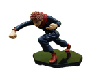 Generico Jujutsu Kaisen (Yuji Itadori) Golpe - 11cm High - Base Negra