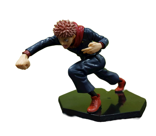 [GNC-GAM-ACC-JJK5A-NA-322] Generic Jujutsu Kaisen (Yuji Itadori) Punch - 11cm High - Black Stand