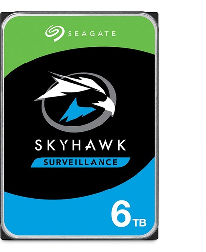 [SEA-STO-HDD-ST6000VX-NA-322] Seagate SkyHawk 6TB Surveillance  HDD - Sata / 3.5''