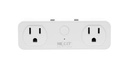 Nexxt NHP-D610 - Dual Surge Protector / Wifi / 2 Usb / White