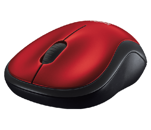 [LOG-HYM-KYM-910003635-RD-320] Logitech M185 Wireless Mouse / 2.4GHz / Red