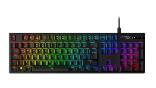 [HYX-GAM-ACC-HX-KB6AQX-US-BK-123] HyperX Alloy Origins Mechanical Gaming Keyboard -  Anti-Ghosting / Cherry MX / Aluminum body / USB / English